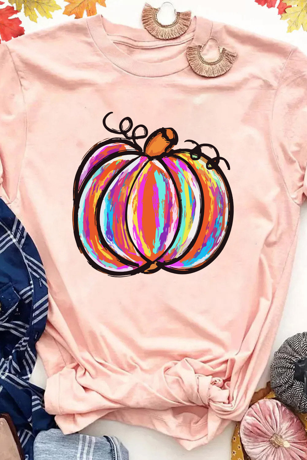 Colorful Pumpkin T-shirt