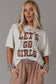 White LETS GO GIRLS Western Boots Tee