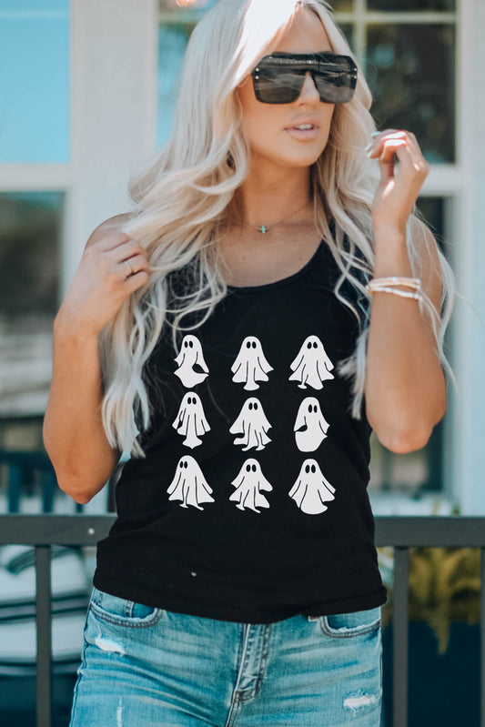 Ghost Graphic Tank Top