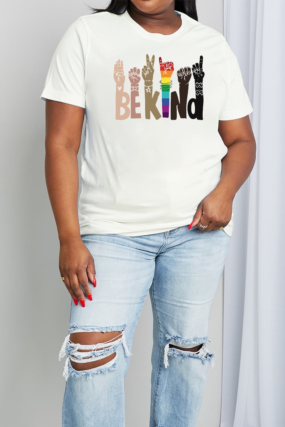 BE KIND Graphic Cotton Tee